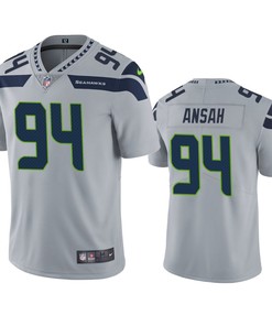 Ezekiel Ansah Seattle Seahawks Gray Vapor Limited Jersey - Robokeg