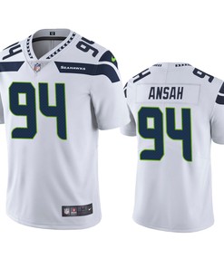 Ezekiel Ansah Seattle Seahawks White Vapor Limited Jersey - Robokeg