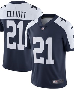 Ezekiel Elliott Dallas Cowboys Alternate Vapor Limited Jersey Navy Nfl - Robokeg