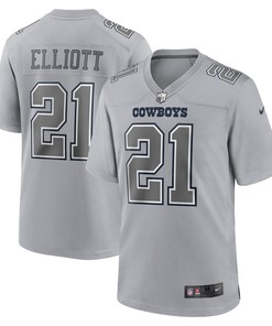 Ezekiel Elliott Dallas Cowboys Atmosphere Fashion Game Jersey - Gray Nfl - Robokeg