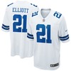 Ezekiel Elliott Dallas Cowboys Game Jersey - White Nfl - Robokeg