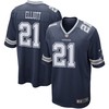 Ezekiel Elliott Dallas Cowboys Game Team Jersey Navy Nfl - Robokeg