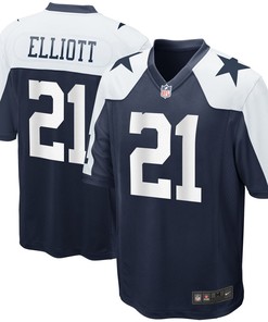 Ezekiel Elliott Dallas Cowboys Nike Alternate Game Jersey - Navy - Robokeg