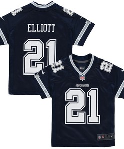 Ezekiel Elliott Dallas Cowboys Nike Preschool Game Jersey - Navy - Robokeg