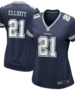 Ezekiel Elliott Dallas Cowboys Nike Womens Game Jersey - Navy - Robokeg