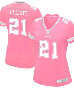 Ezekiel Elliott Dallas Cowboys Nike Womens Game Jersey - Pink - Robokeg