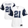 Ezekiel Elliott Dallas Cowboys Nike Youth Color Rush Game Jersey - White - Robokeg