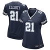 Ezekiel Elliott Dallas Cowboys Womens Game Team Jersey Navy Nfl - Robokeg