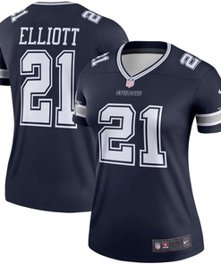 Ezekiel Elliott Dallas Cowboys Womens Legend Player Jersey Navy Nfl - Robokeg