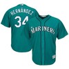 Felix Hernandez Seattle Mariners Cool Base Player Jersey - Northwest Green - Robokeg