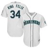 Felix Hernandez Seattle Mariners Cool Base Player Jersey - White - Robokeg