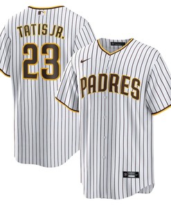 Fernando Tatis Jr. 23 San Diego Padres Alternate Player Jersey - White - Robokeg