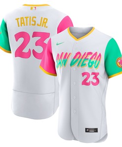Fernando Tatis Jr. San Diego Padres 2022 City Connect Authentic Player Jersey - White Mlb - Robokeg