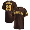Fernando Tatis Jr San Diego Padres Road Authentic Player Jersey Brown Mlb - Robokeg
