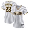 Fernando Tatis Jr. San Diego Padres Womens Home Replica Player Jersey - White/brown Mlb Ver 1 - Robokeg