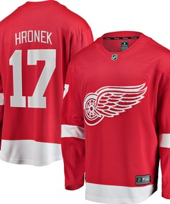 Filip Hronek Detroit Red Wings Fanatics Branded Team Color Breakaway Player Jersey - Red Nhl - Robokeg