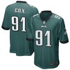 Fletcher Cox Philadelphia Eagles Game Jersey - Midnight Green Nfl - Robokeg