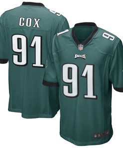 Fletcher Cox Philadelphia Eagles Game Jersey - Midnight Green Nfl - Robokeg