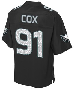 Fletcher Cox Philadelphia Eagles Nfl Pro Line By Fanatics Branded Super Bowl Lii Fashion Jersey - Black - Robokeg