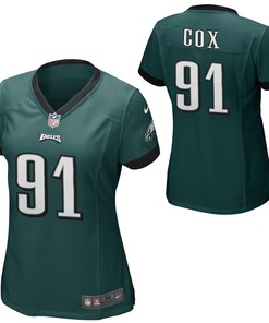 Fletcher Cox Philadelphia Eagles Nike Womens Game Jersey - Midnight Green - Robokeg