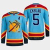 Florida Panthers 2023 Reverse Retro 2.0 Aaron Ekblad 5 Blue Primegreen Jersey Men's - Robokeg