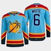 Florida Panthers 2023 Reverse Retro 2.0 Colin White 6 Blue Primegreen Jersey Men's - Robokeg