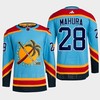 Florida Panthers 2023 Reverse Retro 2.0 Josh Mahura 28 Blue Primegreen Jersey Men's - Robokeg
