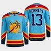 Florida Panthers 2023 Reverse Retro 2.0 Sam Reinhart 13 Blue Primegreen Jersey Men's - Robokeg
