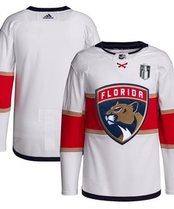 Florida Panthers 2023 Stanley Cup Final Away Primegreen Jersey - White - Robokeg