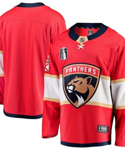 Florida Panthers 2023 Stanley Cup Final Home Breakaway Jersey - Red - Robokeg