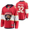 Florida Panthers 32 Lucas Carlsson 2023 Jersey Red Home Jersey - Robokeg
