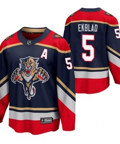 Florida Panthers 5 Aaron Ekblad 2023 Reverse Retro Blue Special Edition Jersey Jersey - Robokeg