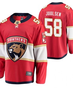 Florida Panthers 58 Noah Juulsen 2023 Jersey Red Home Player Jersey - Robokeg