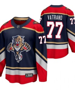 Florida Panthers 77 Frank Vatrano 2023 Reverse Retro Blue Special Edition Jersey Jersey - Robokeg
