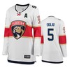 Florida Panthers Aaron Ekblad 5 Breakaway Player Alternate White Jersey - Women Jersey - Robokeg