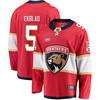 Florida Panthers Aaron Ekblad 5 Home 2023 Stanley Cup Playoffs Breakaway Men Jersey - Red - Robokeg