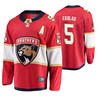 Florida Panthers Aaron Ekblad 5 Player Home Red Jersey Jersey - Robokeg
