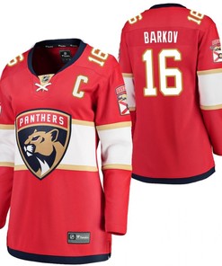 Florida Panthers Aleksander Barkov 16 2023 Home Women Red Jersey Jersey - Robokeg