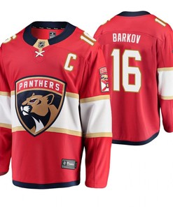 Florida Panthers Aleksander Barkov 16 Player Home Red Jersey Jersey - Robokeg