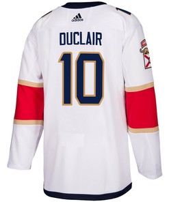 Florida Panthers Anthony Duclair 10 Away 2023 Stanley Cup Champions Breakaway Men Jersey - White - Robokeg