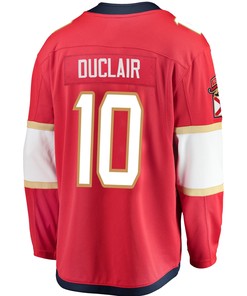 Florida Panthers Anthony Duclair 10 Home 2023 Stanley Cup Final Breakaway Men Jersey - Red - Robokeg