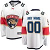 Florida Panthers Away Breakaway Custom Jersey - White - Robokeg