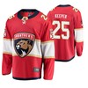Florida Panthers Brady Keeper 25 Red Home Breakaway Player Jersey Jersey - Robokeg