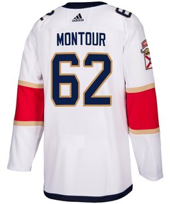 Florida Panthers Brandon Montour 62 Away 2023 Stanley Cup Playoffs Breakaway Men Jersey - White - Robokeg