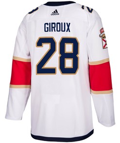 Florida Panthers Claude Giroux 28 Away 2023 Stanley Cup Final Breakaway Men Jersey - White - Robokeg