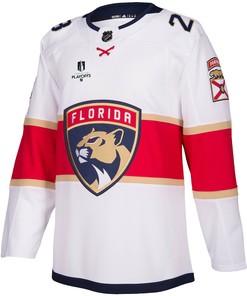 Florida Panthers Claude Giroux 28 Away 2023 Stanley Cup Playoffs Breakaway Men Jersey - White - Robokeg