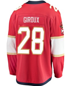 Florida Panthers Claude Giroux 28 Home 2023 Stanley Cup Playoffs Breakaway Men Jersey - Red - Robokeg