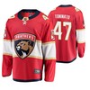 Florida Panthers Dominic Toninato 47 Jersey Men's Home Breakaway Player Jersey - Robokeg