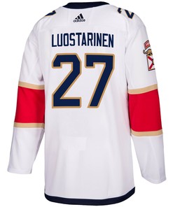 Florida Panthers Eetu Luostarinen 27 Away 2023 Stanley Cup Final Breakaway Men Jersey - White - Robokeg