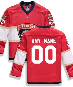 Florida Panthers Fanatics Branded Home Replica Custom Jersey - Red Custom Jerseys Nhl - Robokeg